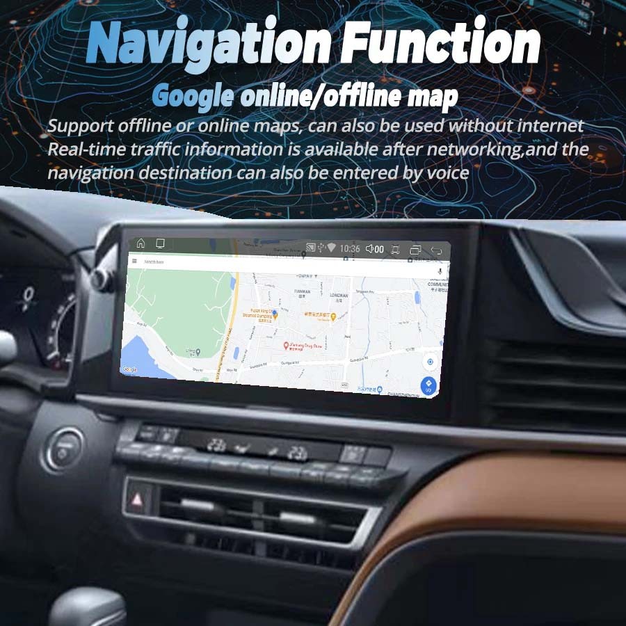 Camry 12.3 inch Screen Android Car Radio For Toyota Camry 2024-2025 Head Unit