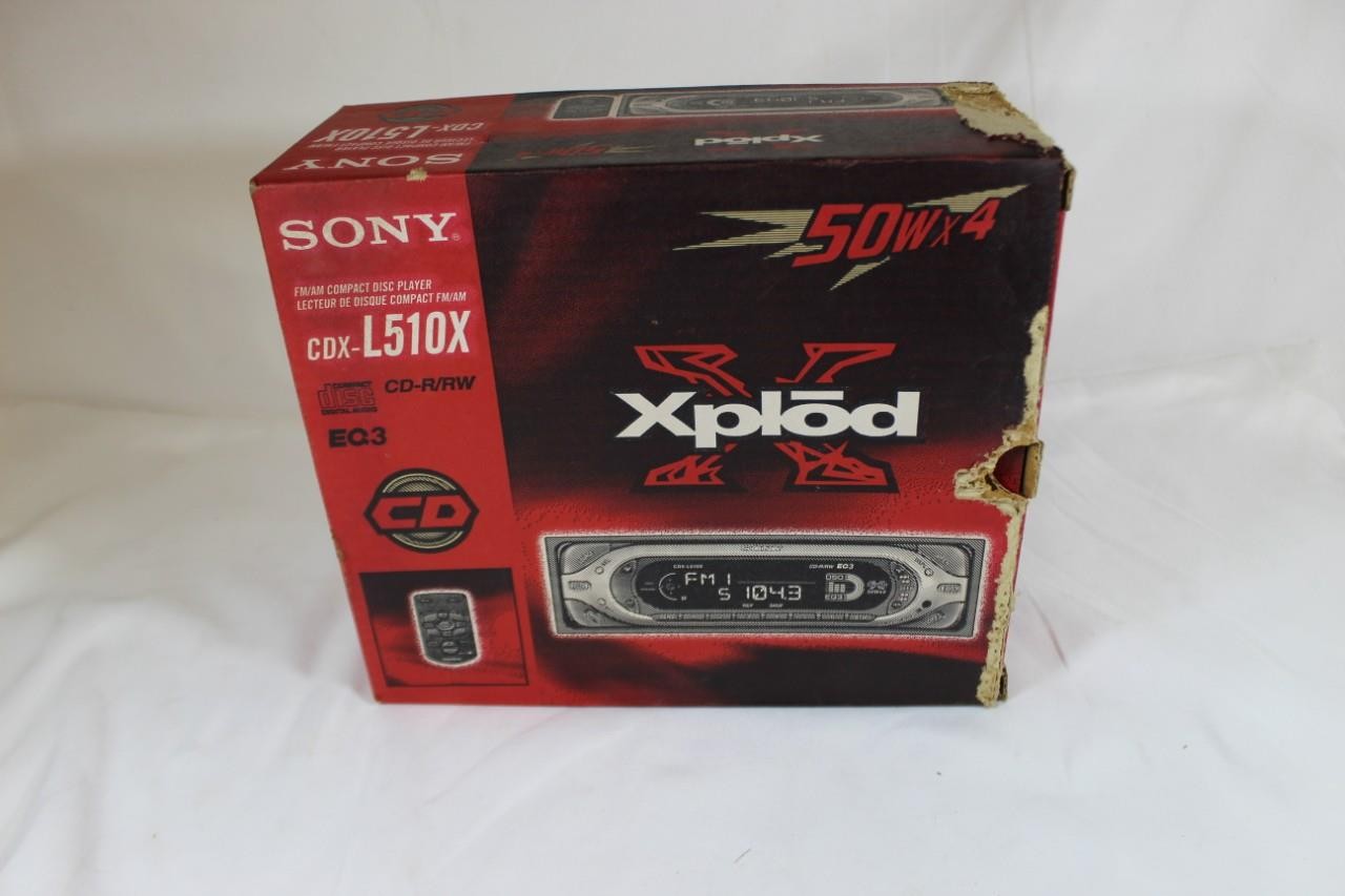 Sony CDX-L510X Xplod 50wx4 FM/AM Car CD Player