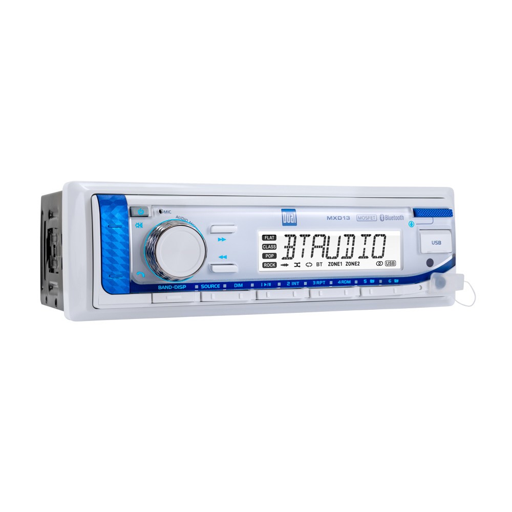 Dual MXD13 Digital Audio Marine Receiver (White)