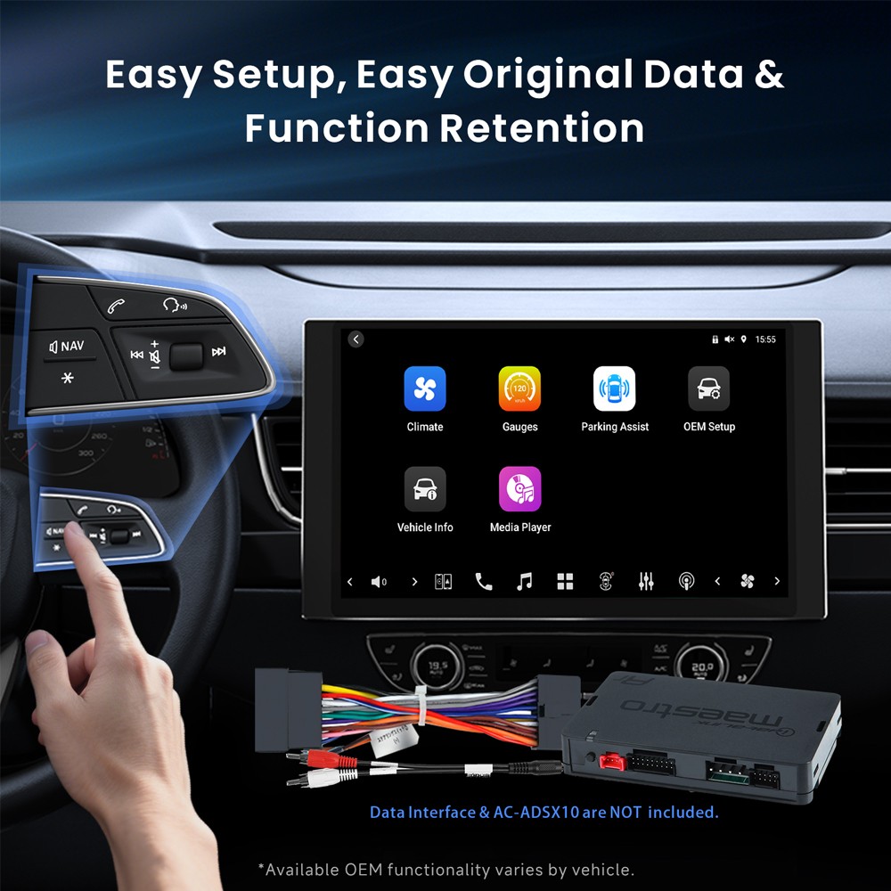 ATOTO X10 12.5″ Android AI Vision Car Stereo GPS Lumens strip 128G Parking Guard