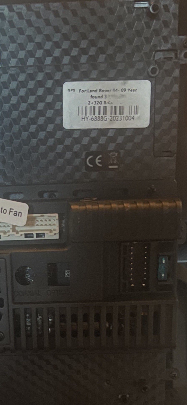 Android Touchscreen Wi-Fi Bluetooth CarPlay, and Bezel Land Rover Discovery 3