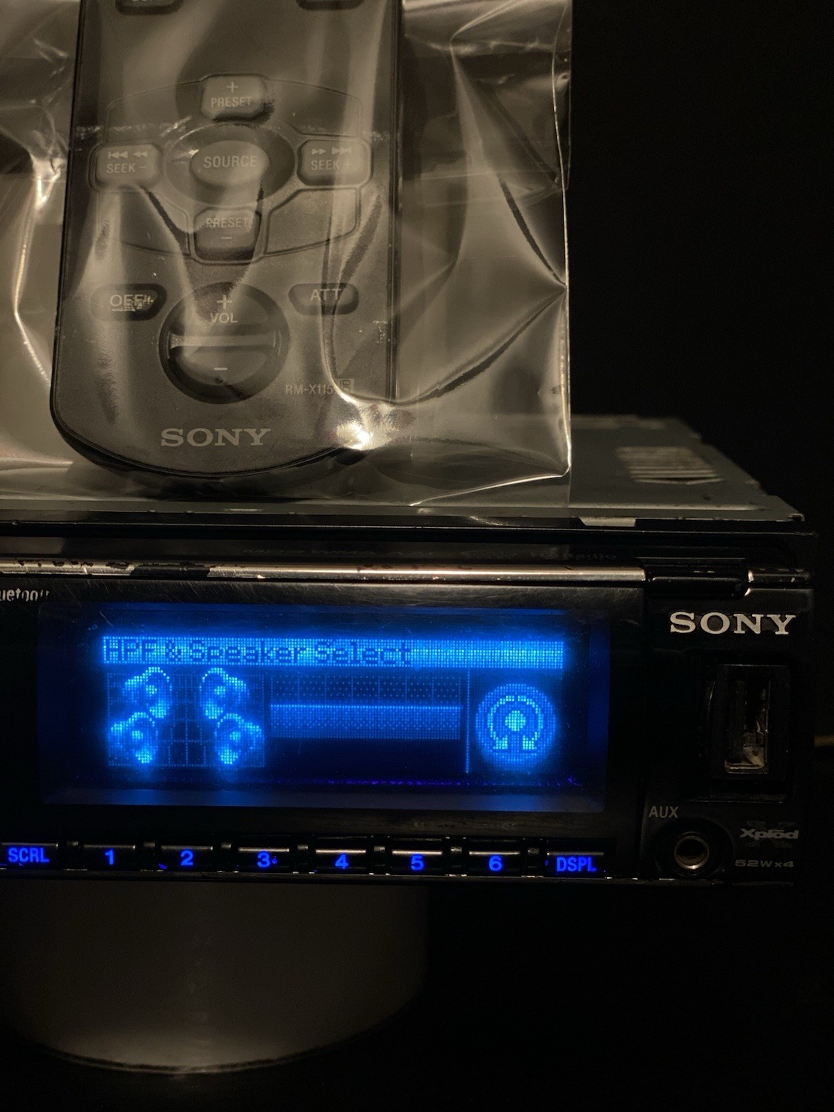 🔥✅SUPER RARE BLUETOOTH SONY CDX WORKING PERFECTLY ✅🔥