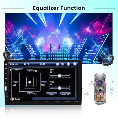 9″ Car Radio Single Din 1080P Touch Screen with Mirror Link