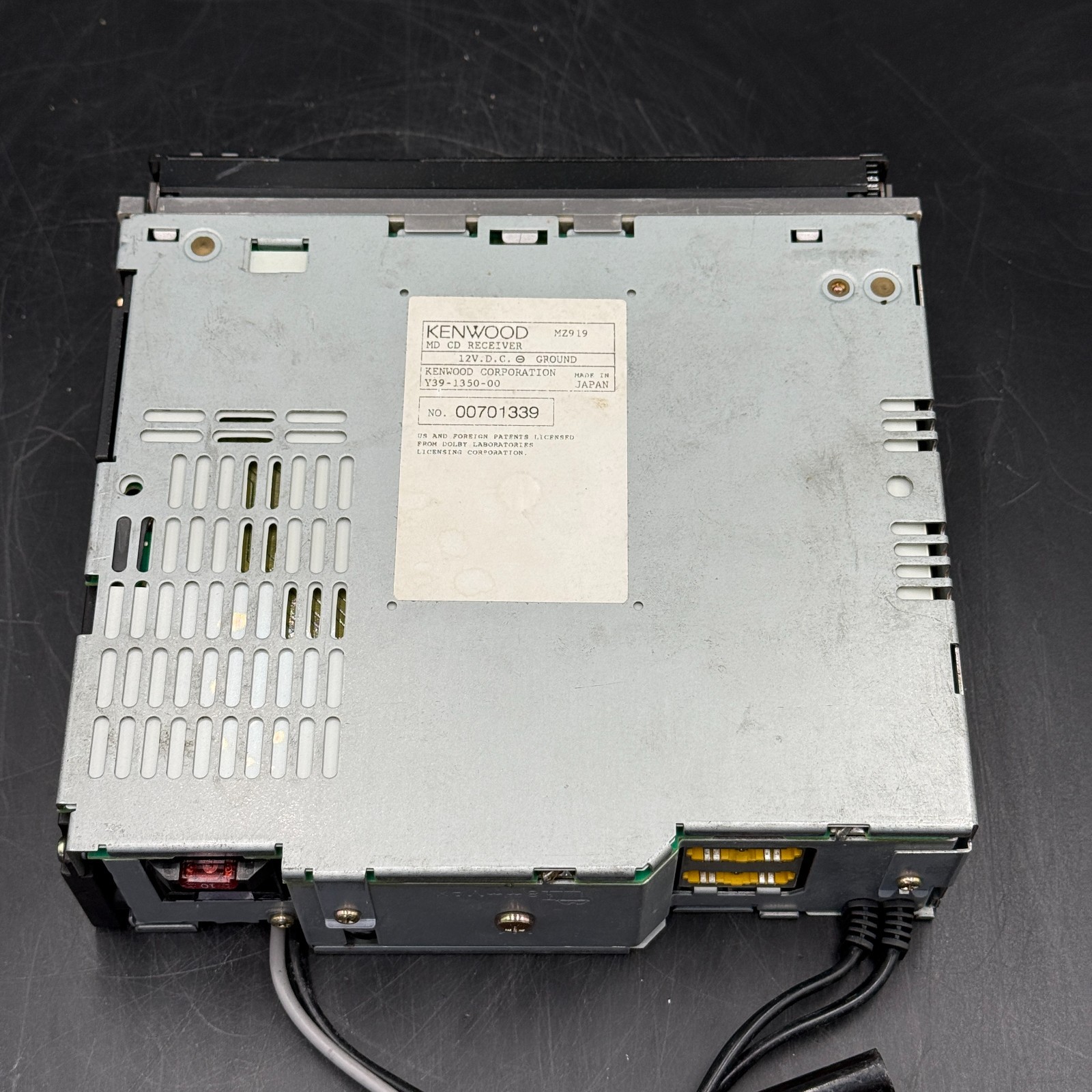 KENWOOD MZ919 1DIN Car Audio CD MD Player JDM Dolphin Display Tested In Stock