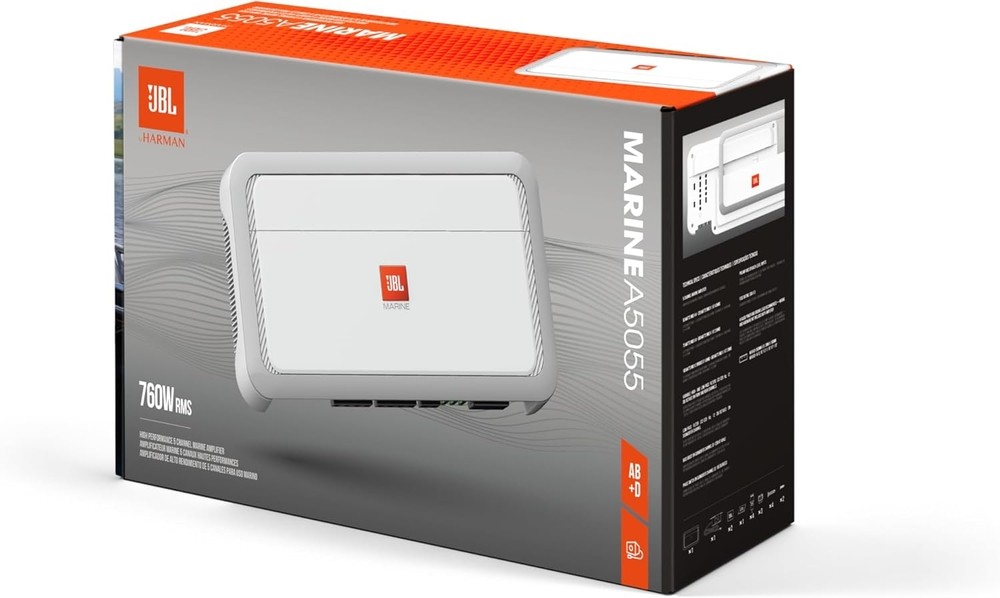 JBL Marine A5055 Class AB/D 5-Channel Marine Amplifier