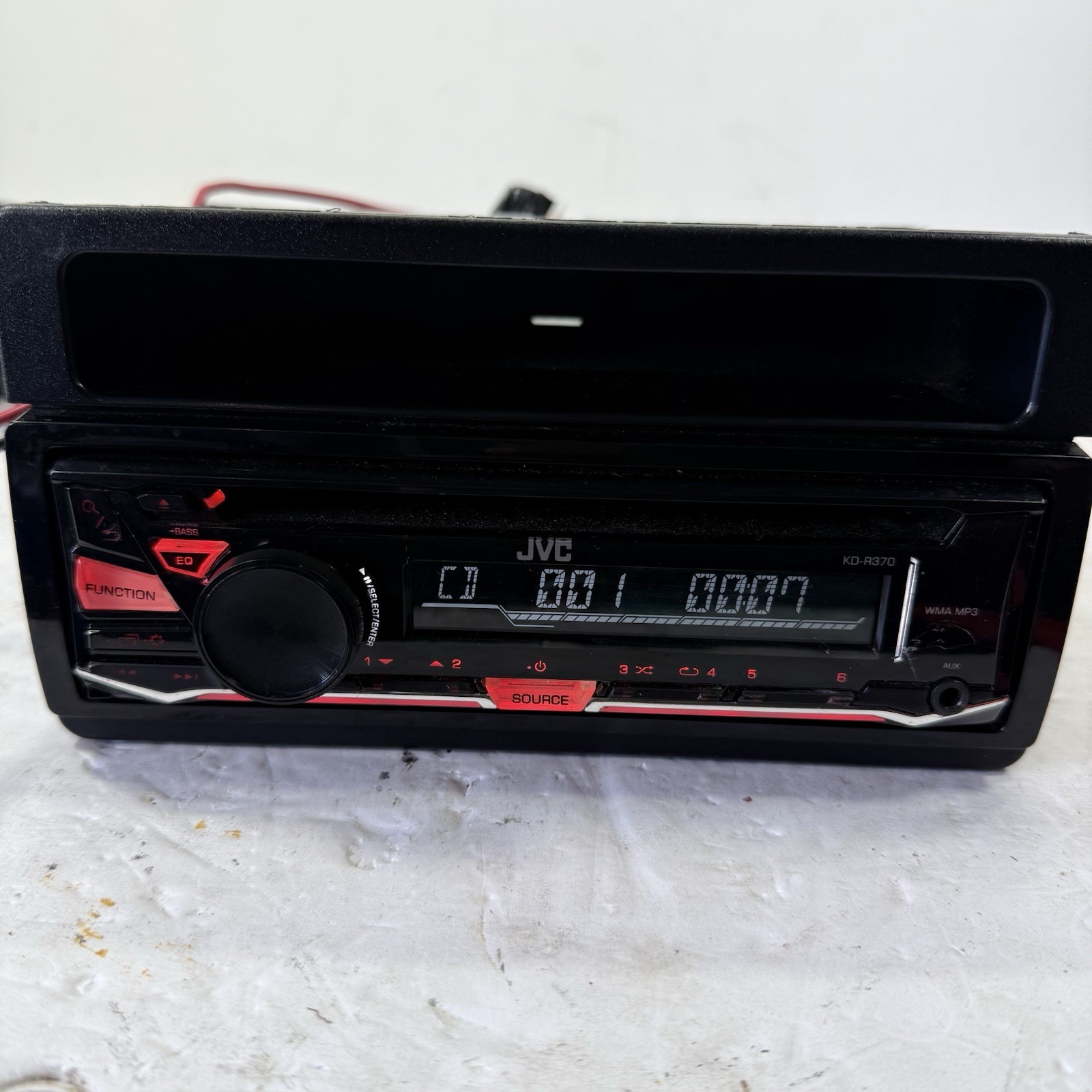 JVC KD-R370 CD AM/FM Front AUX Car Stereo Receiver | TESTED ✅