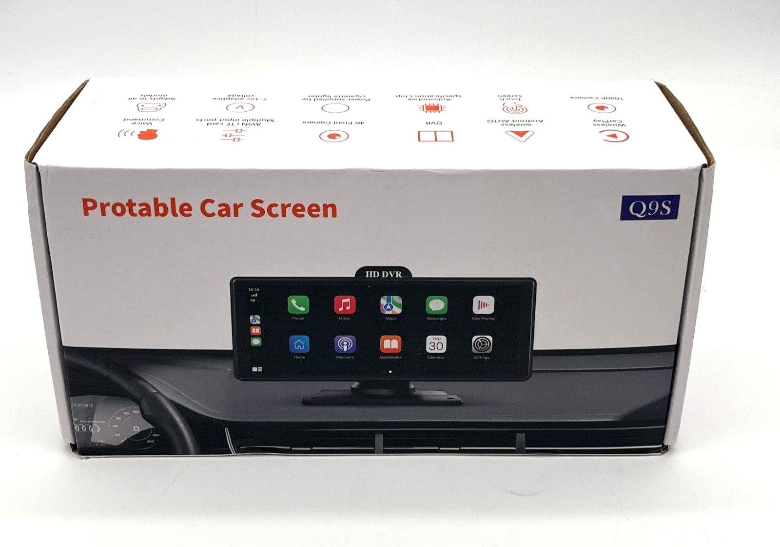 Smart Touch 10.26″ Screen Car Multimedia Player with Voice Command Model: Q9S