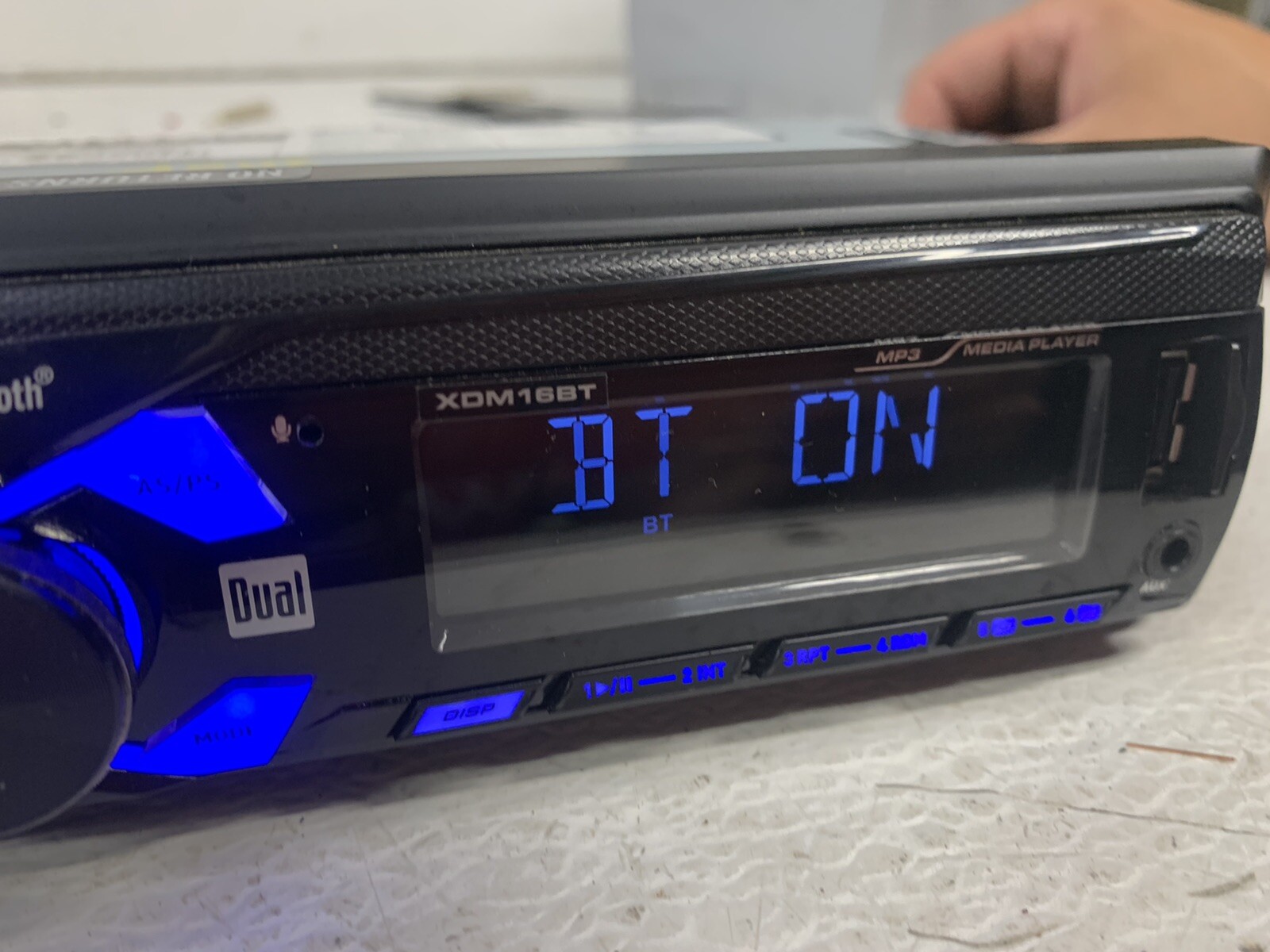 Dual XDM16BT radio stereo digital media receiver MP3 USB BT single din EQ