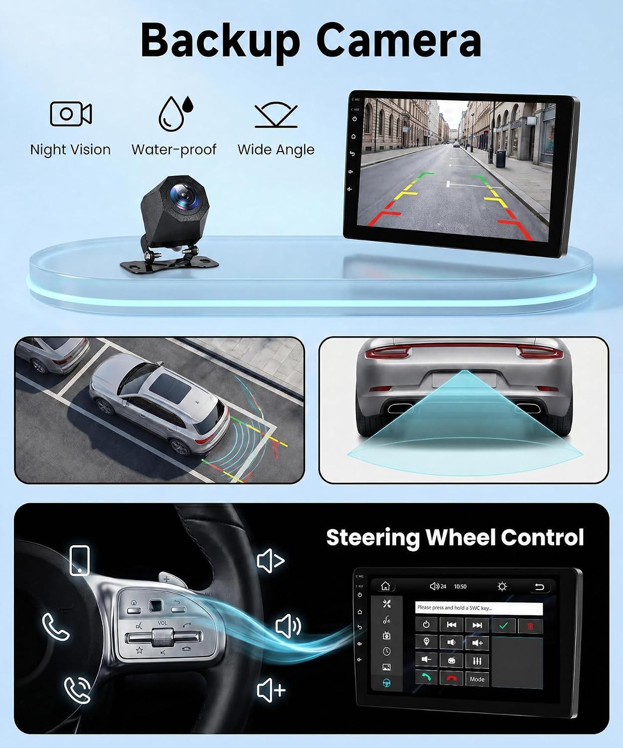 For Honda Odyssey 2005-2010 Android 12 Car Stereo Radio GPS Map WIFI Bluetooth