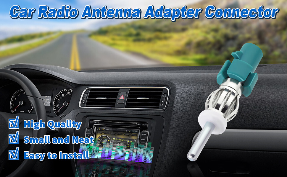 Car FM AM Cable for Car Stereo Audio HD Radio Head Unit CD Media Player Receiver