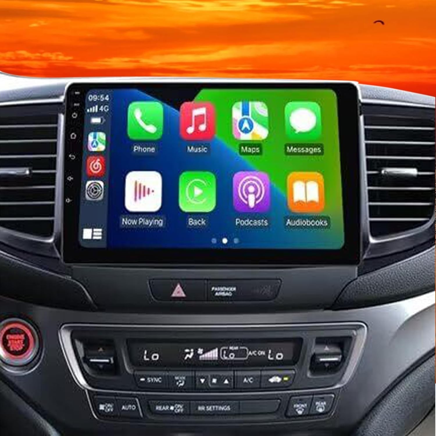 For 2016-2022 Pilot Radio Carplay Apple Carplay GPS Navigation 2+32G 10in