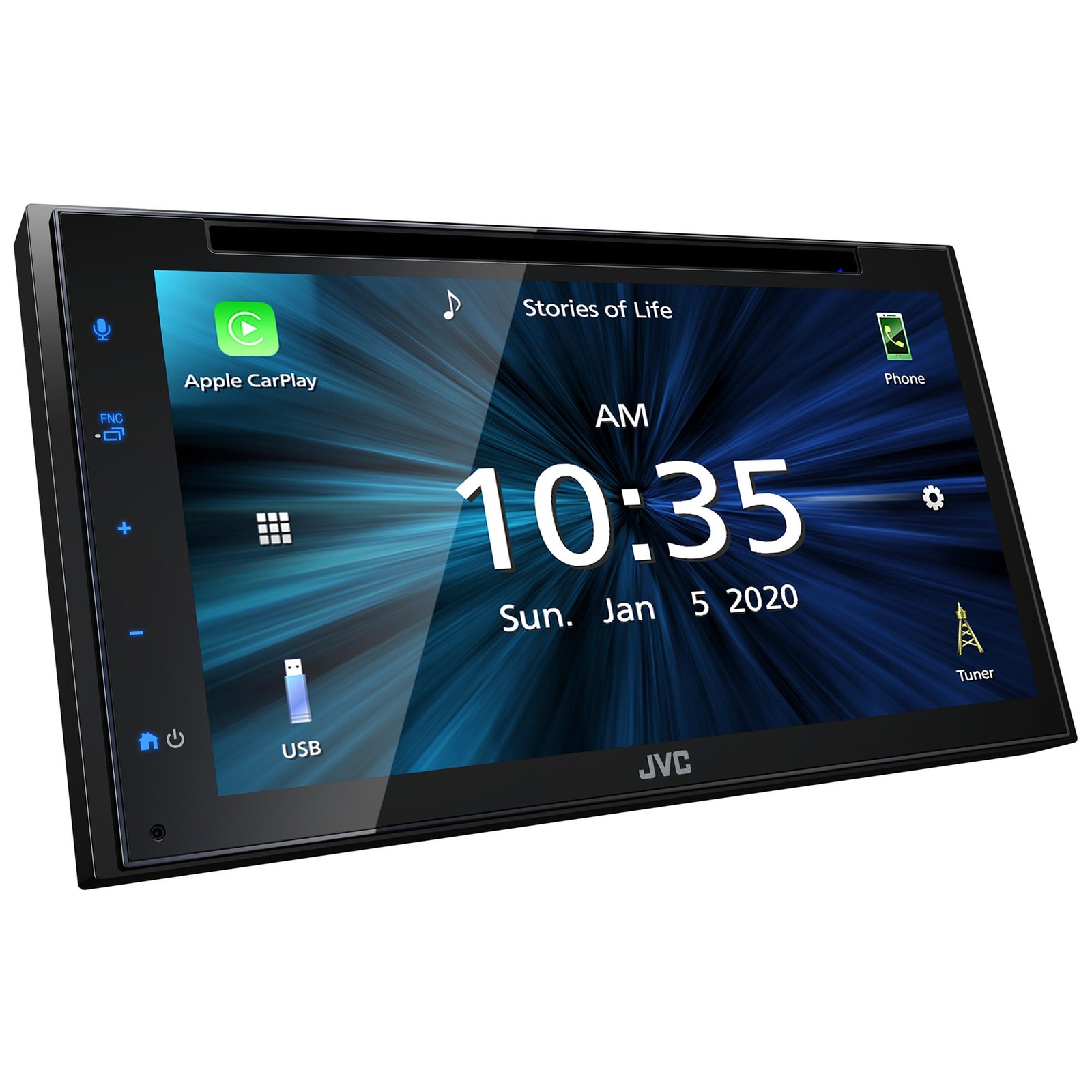 JVC KW-V660BT Receiver 6.8″ Monitor / CarPlay / Android Auto