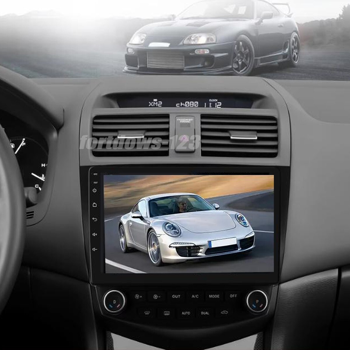 Easy Installation CarplayAndroid Car Stereo Radio For Honda Accord 7 2003-2007