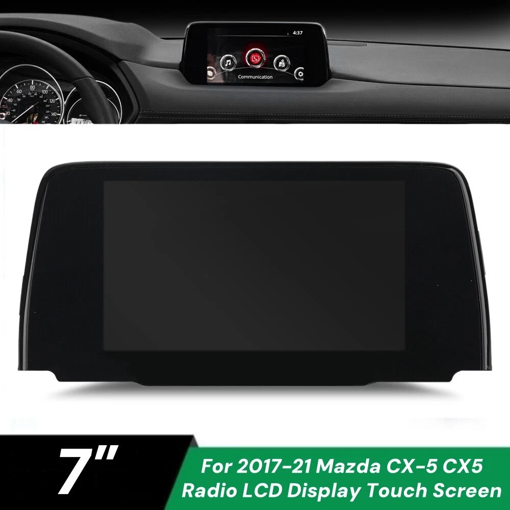 For 2017-21 Mazda CX-5 7″ LCD Display Touch Screen Radio Navigation Replacement