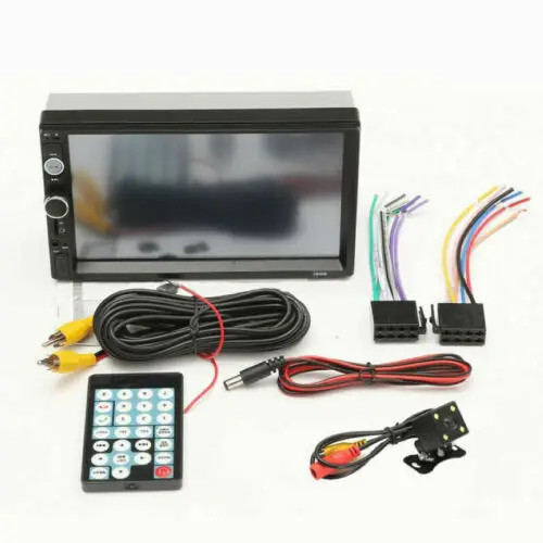 7inch HD 2Din Touch Screen Car Stereo MP5 Player Radio Android IOS USB/TF+Camera