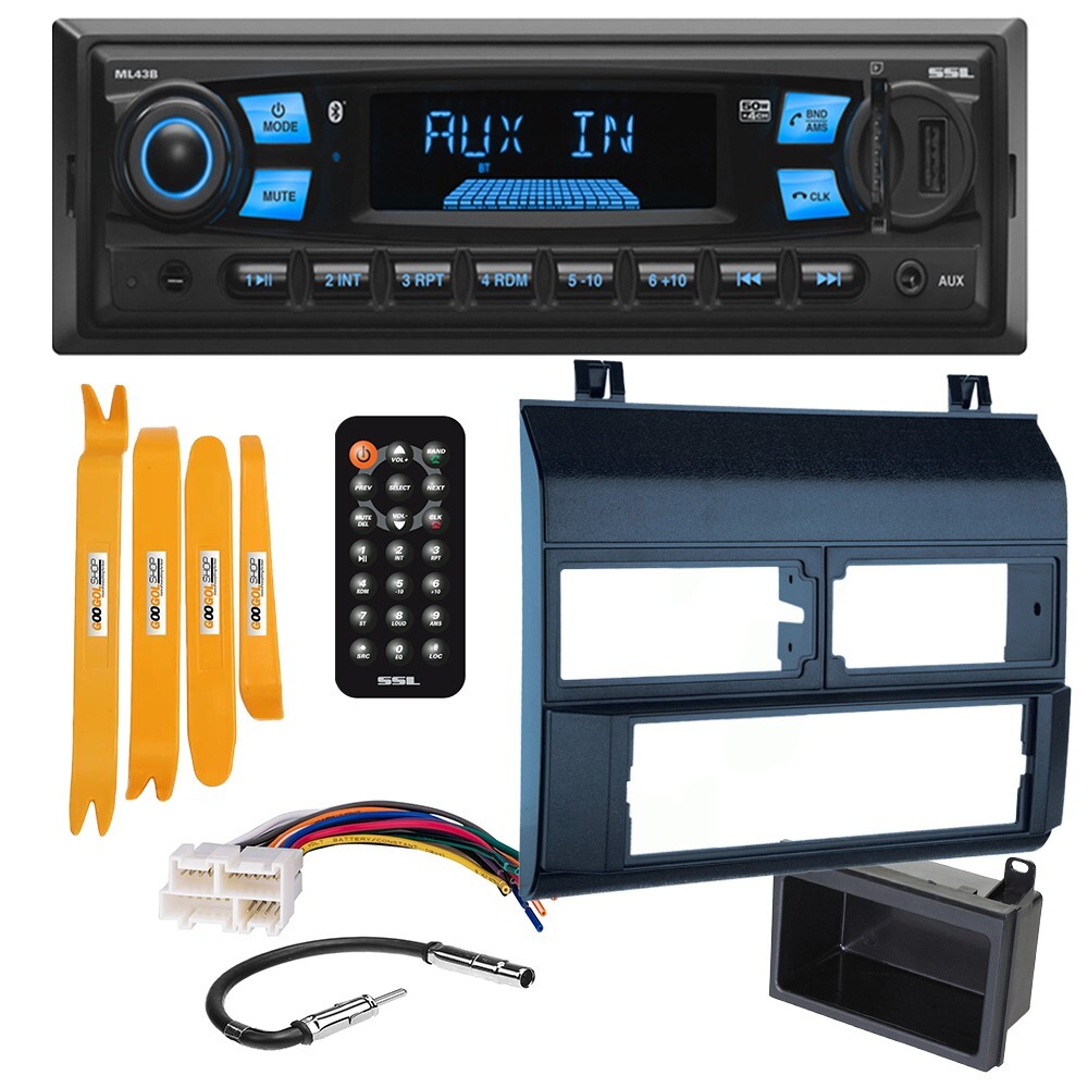 NEW Car Stereo Bluetooth/MP3/USB AM/FM Install kit For 1988-1994 GM C/K 1500 BLU
