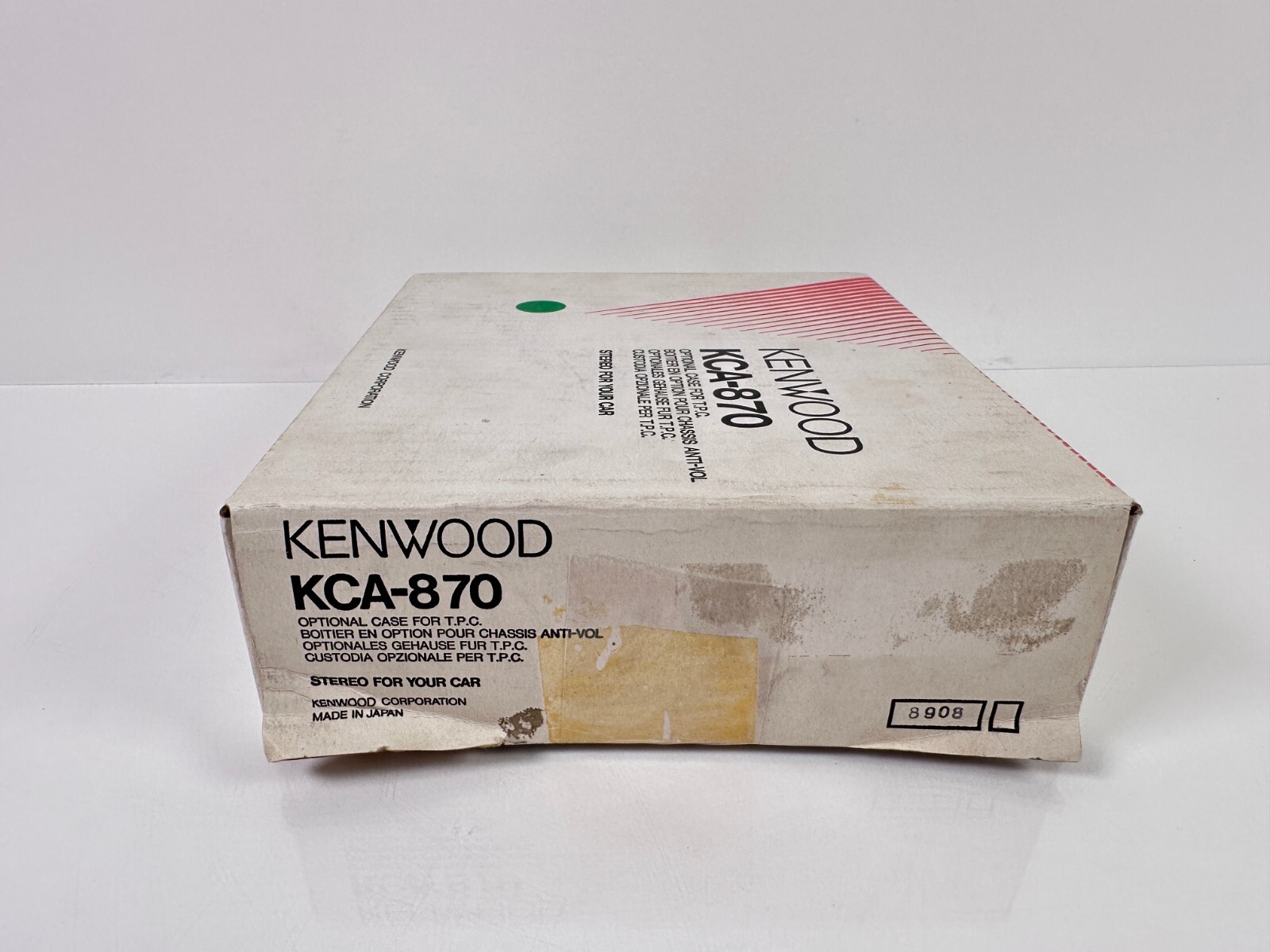 (NEW) Kenwood KCA-870 Optional Case for T.P.C.