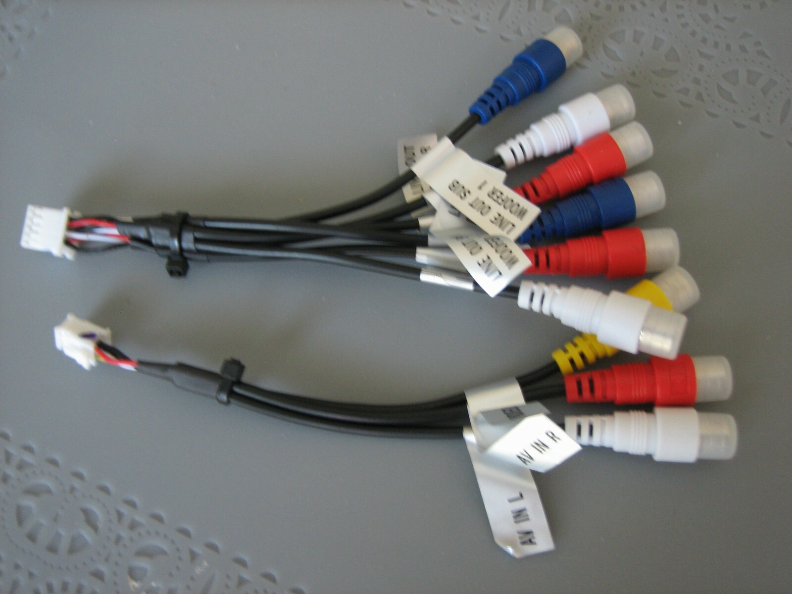 Dual Axxera Original Pre-Amp In & AV/Video In RCA Cable for DMCPA11BT,XDCPA11BT