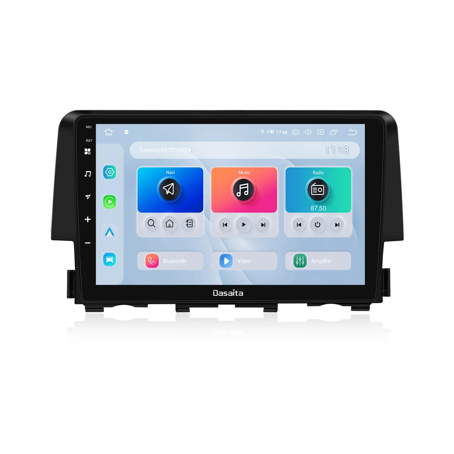 Dasaita 9″ Car Stereo for Honda Civic 2015-2022 Apple Carplay 4G LTE DTS 4+64G