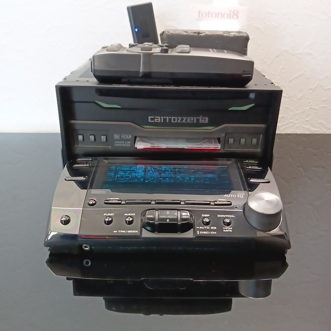 Pioneer Carrozzeria FH-P919MDR MD/CD Car Audio DSP SFC AUX Operation confirmed