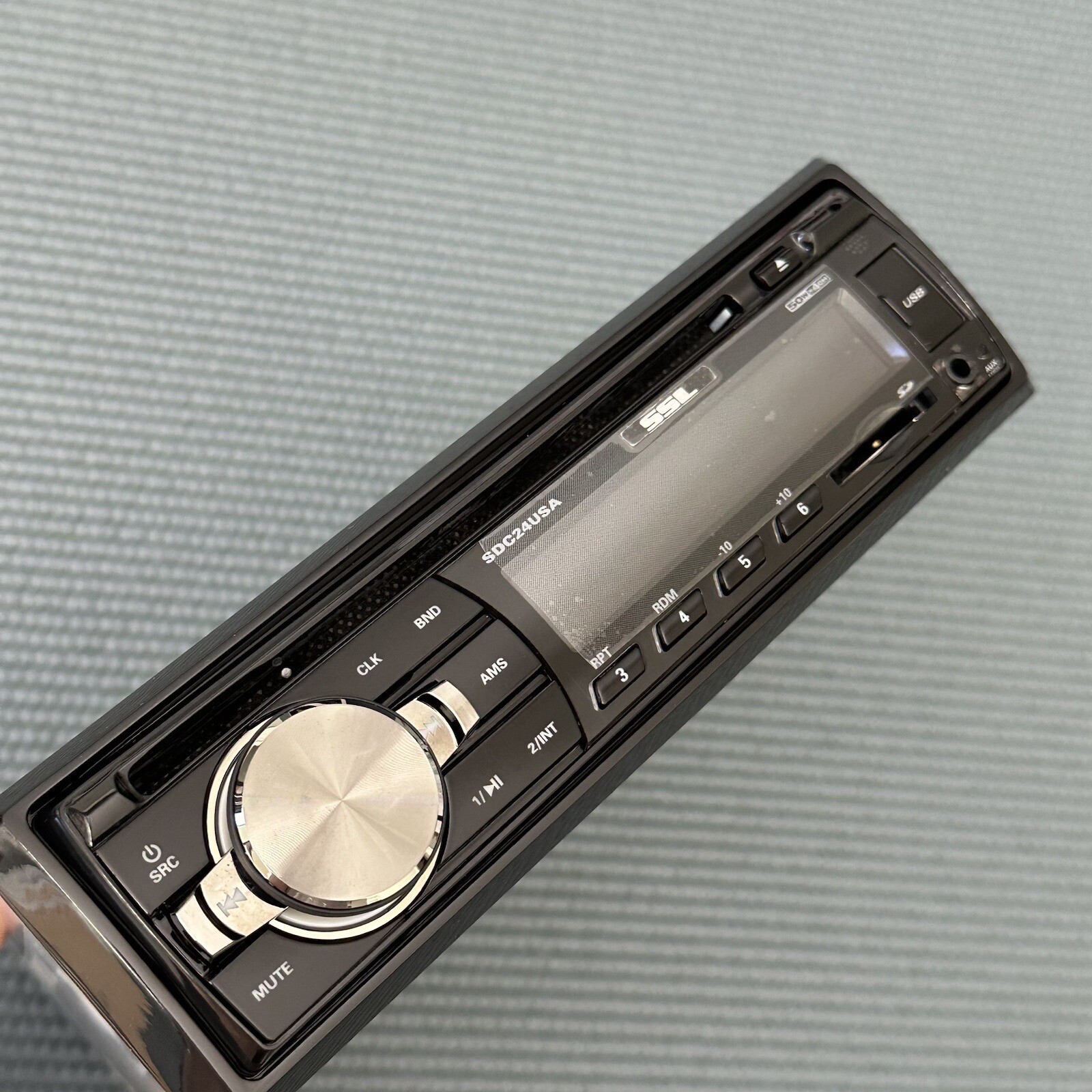 SSL Car Stereo SDC24USA 200 Watts MP3 Compatible CD AM FM Receiver OPEN BOX RARE