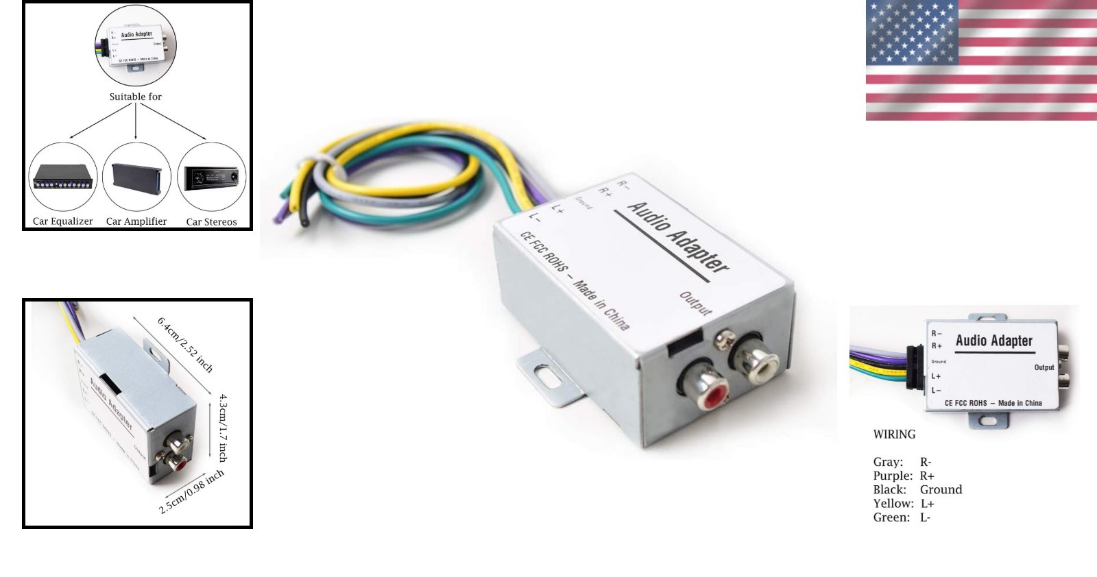 Reliable Hi-Low Signal Converter for Superior Sound Quality – 30-Day Guarantee