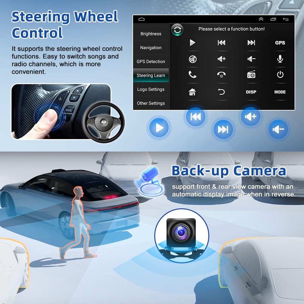 9 Inch Android 13 Car Stereo for Honda Fit 20142018 IPS HD Touch Screen Doubl…