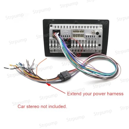 16pin Car Radio Stereo Power Retrofit on Harness Cable Extension Wire Cord
