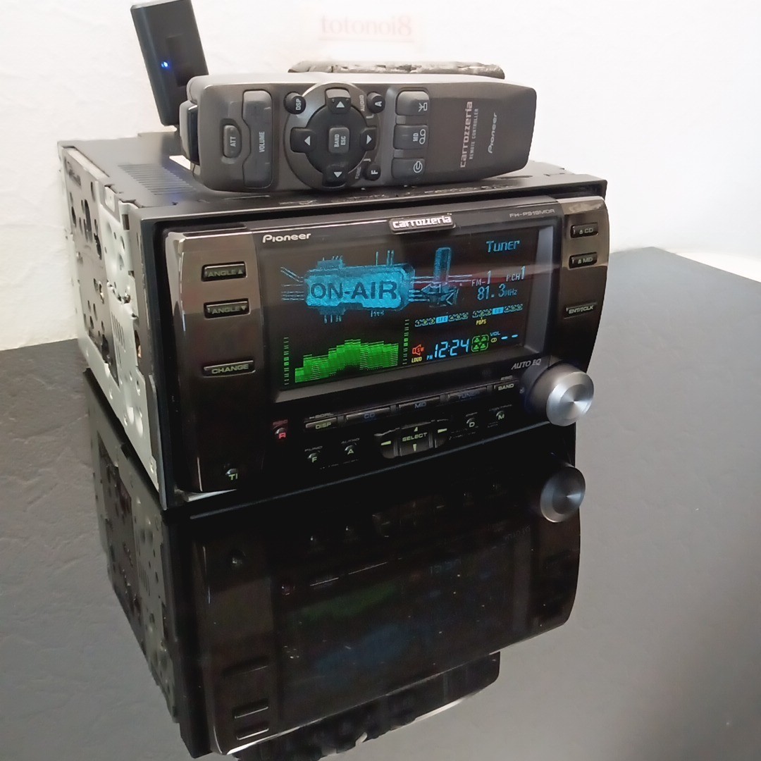 Pioneer Carrozzeria FH-P919MDR MD/CD Car Audio DSP SFC AUX Operation confirmed