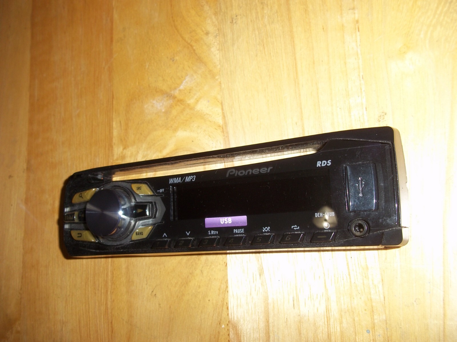 PIONEER DEH-14UB CD PLAYER FACEPLATE ONLY