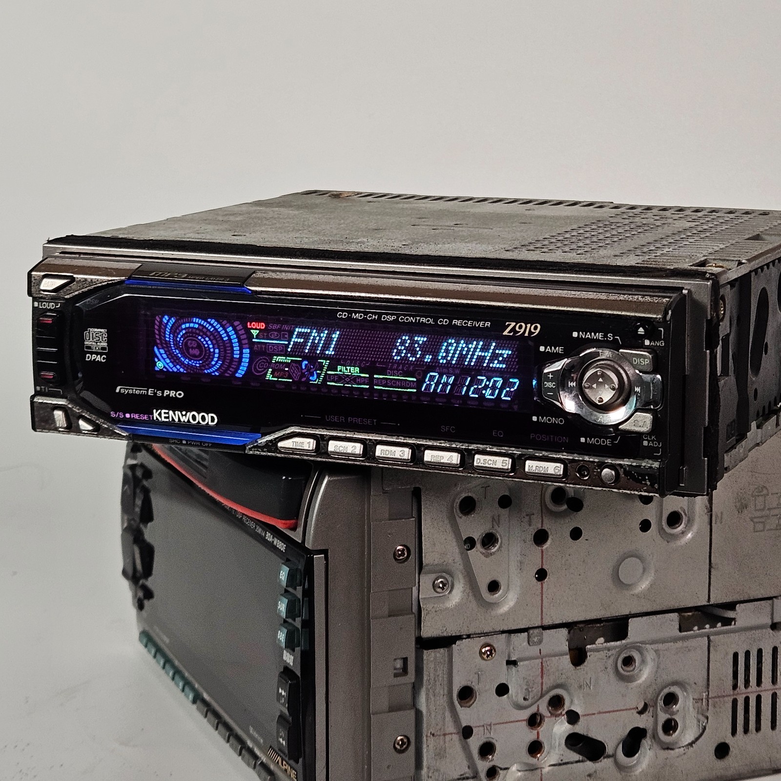 Kenwood Z919 System E’s Pro CD Receiver DSP Equalizer JDM Vintage Car Audio