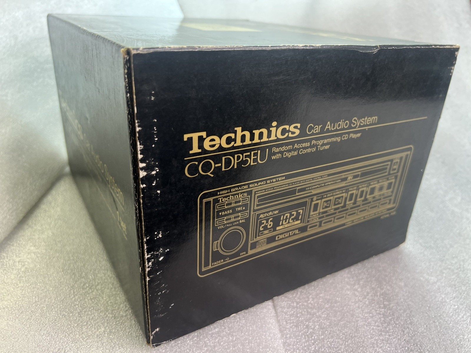 Vintage Technics CQ-DP5EU AM/FM CD Player Car Stereo Digital Tuner Super Rare!!