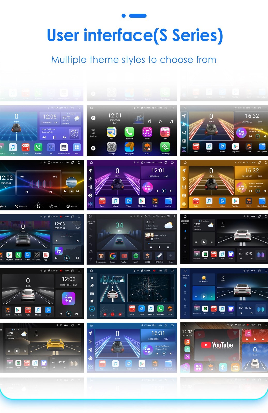 9″ Android14 Car Radio 8+128G CarPlay DSP Touch Screen 360° Camera GPS Stereo BT