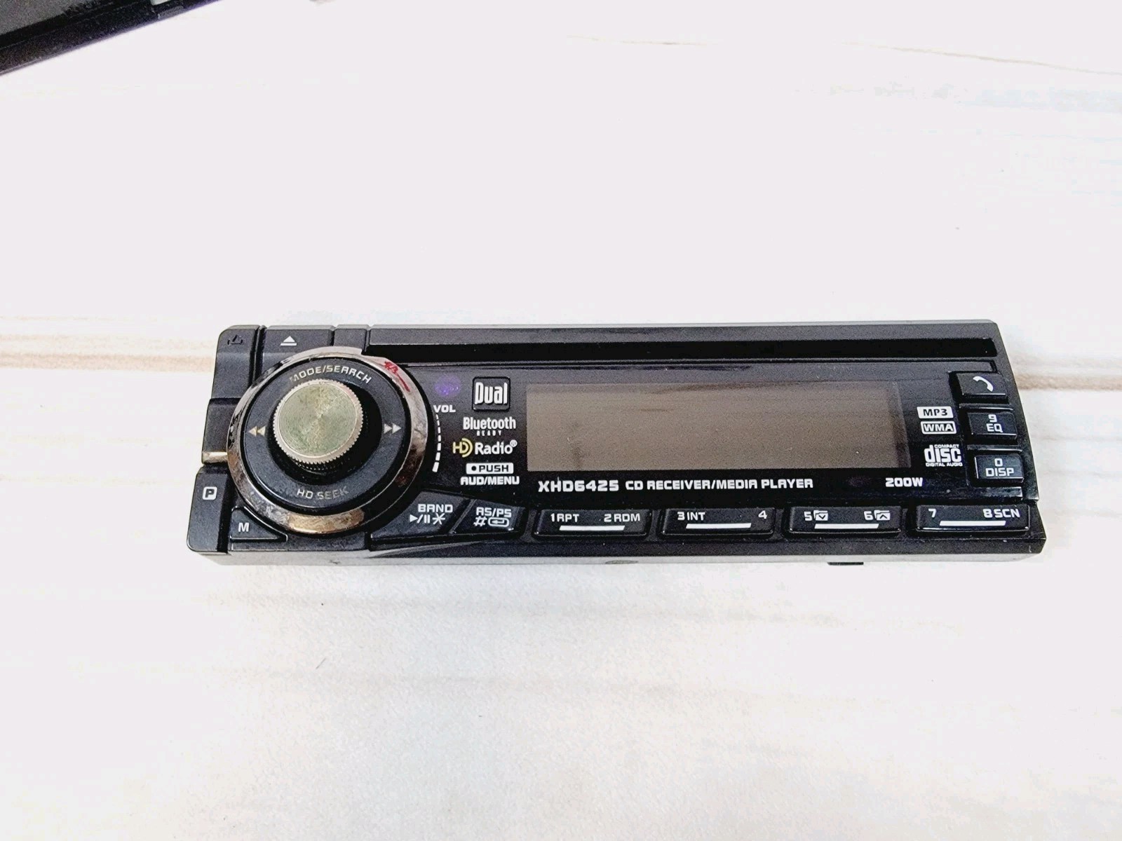 Dual Electronics AM/FM CD Car Stereo XHD6425 Radio Single DIN Bluetooth USB