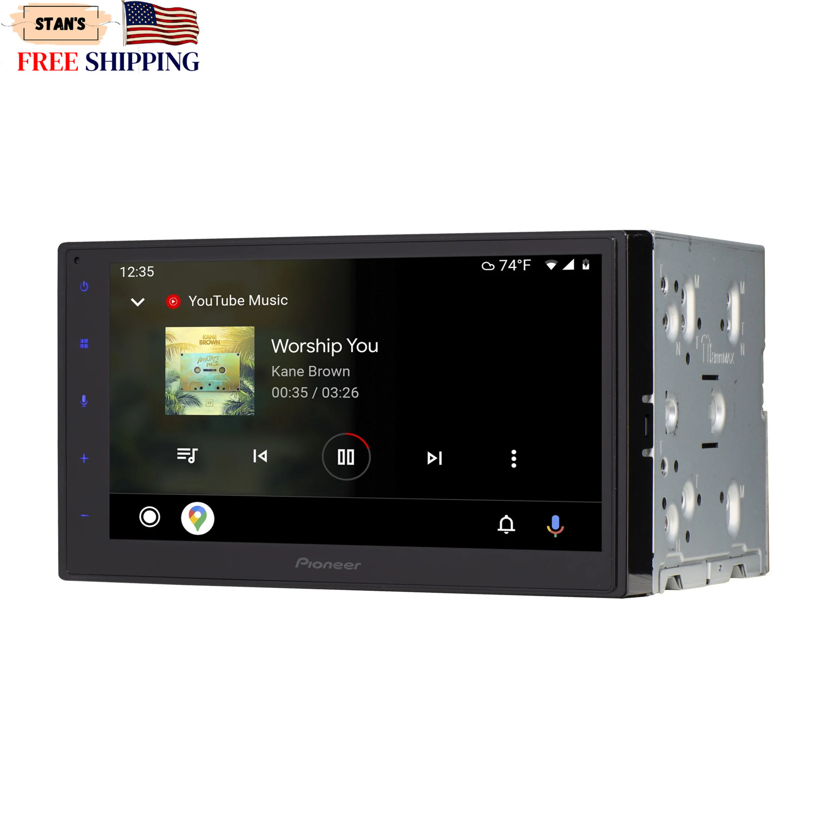 DMH-160BT II Car Stereo Head Unit Double Din 6.8″ Touchscreen Carplay/Android…