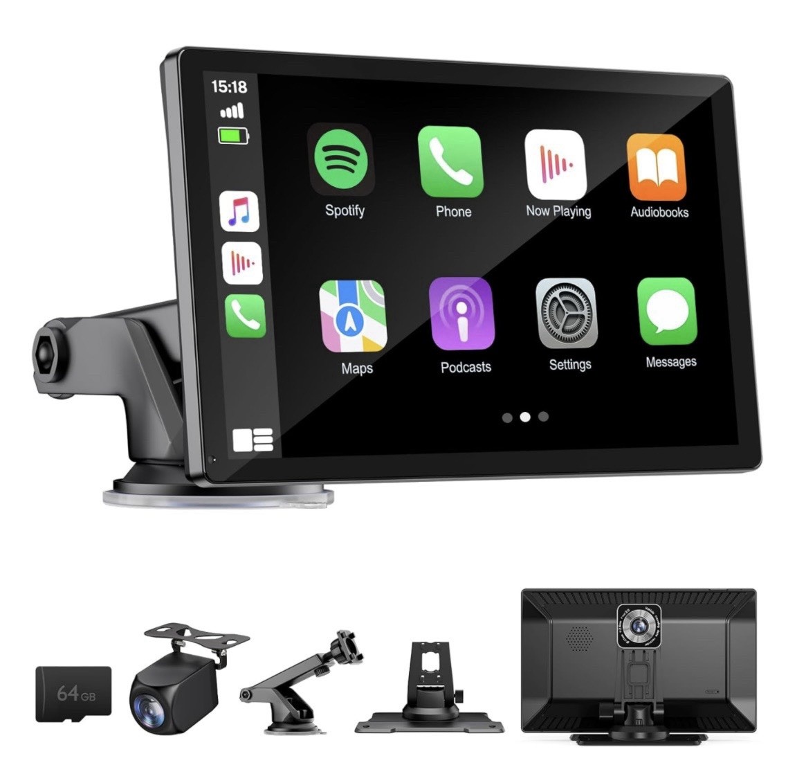 Hauxiy Wireless Smart Screen Stereo w/ Built In Bluetooth Model Q9S