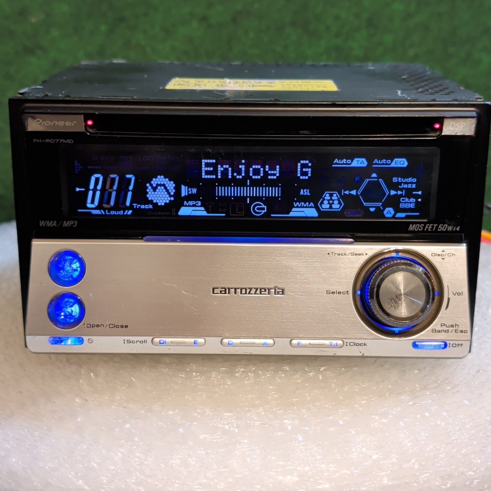 Pioneer Carrozzeria FH-P077MD 2DIN Car Audio CD MD Player JDM Tested