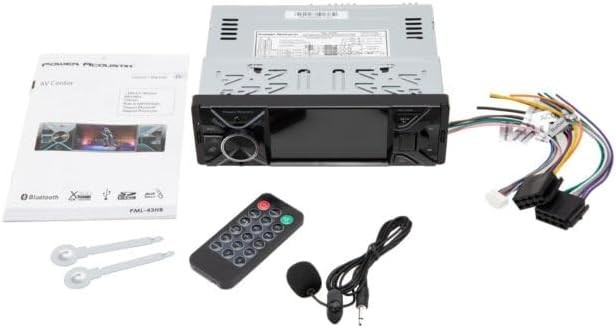 Power Acoustik PML-43HB Bluetooth Digital 1080P Multimedia Receiver w/ 4.3″ LCD