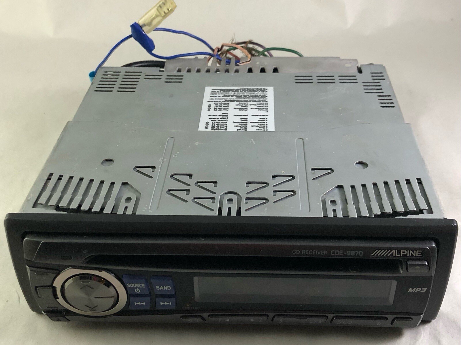 Used ALPINE CDE-9872J CD CD-R/RW MP3 player 45W×4ch JAPAN Vk05