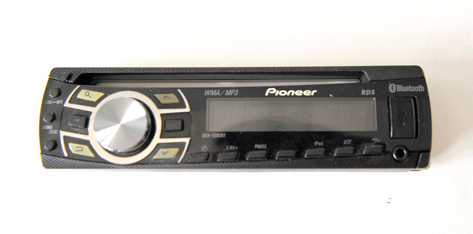 Pioneer DEH-7300BT CD MP3 USB Bluetooth In-Dash Car Stereo Tested w/ Faceplate