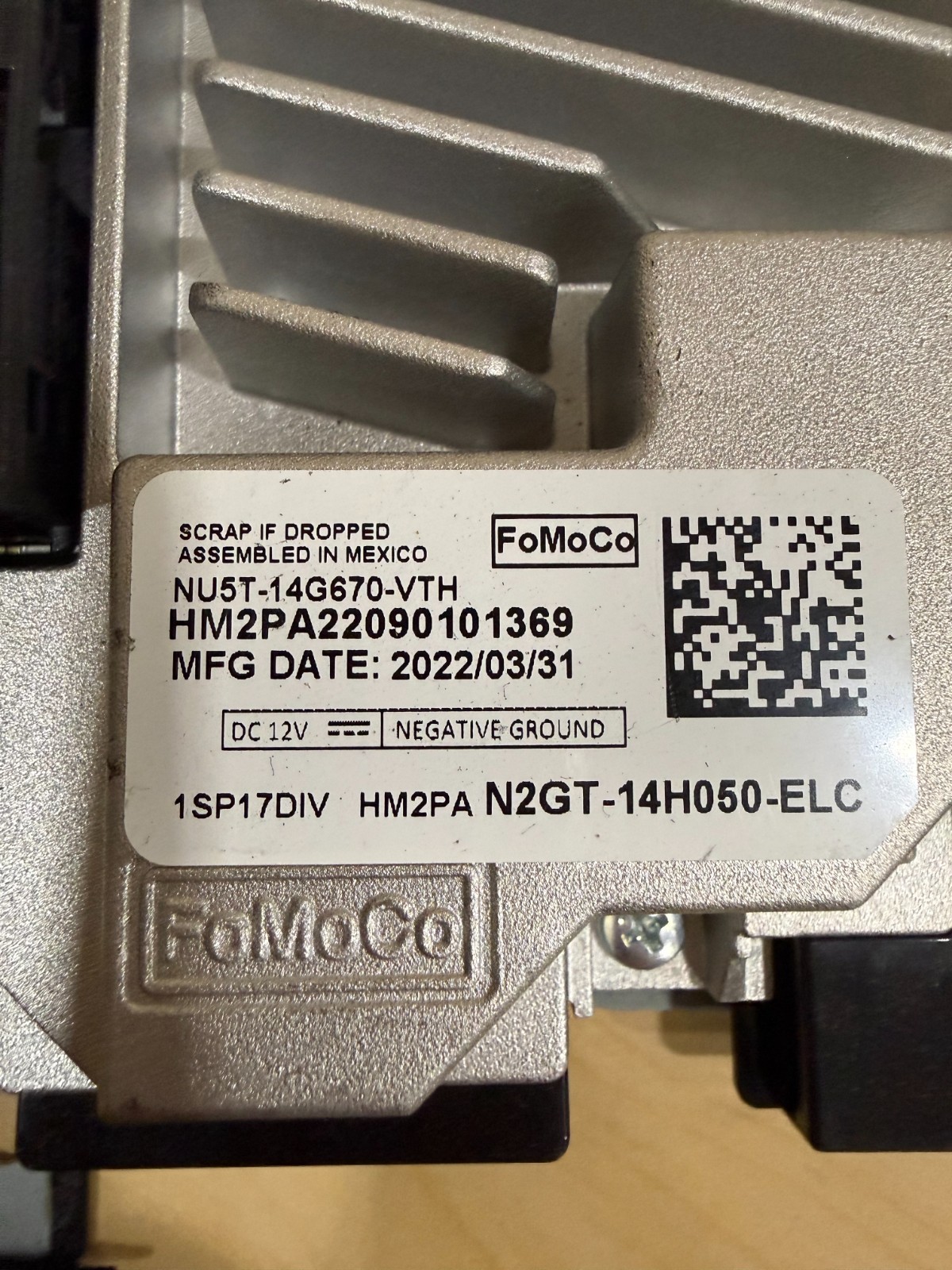 2022 FORD EDGE NAVIGATION RADIO MODULE NU5T-14G670-VTH OEM