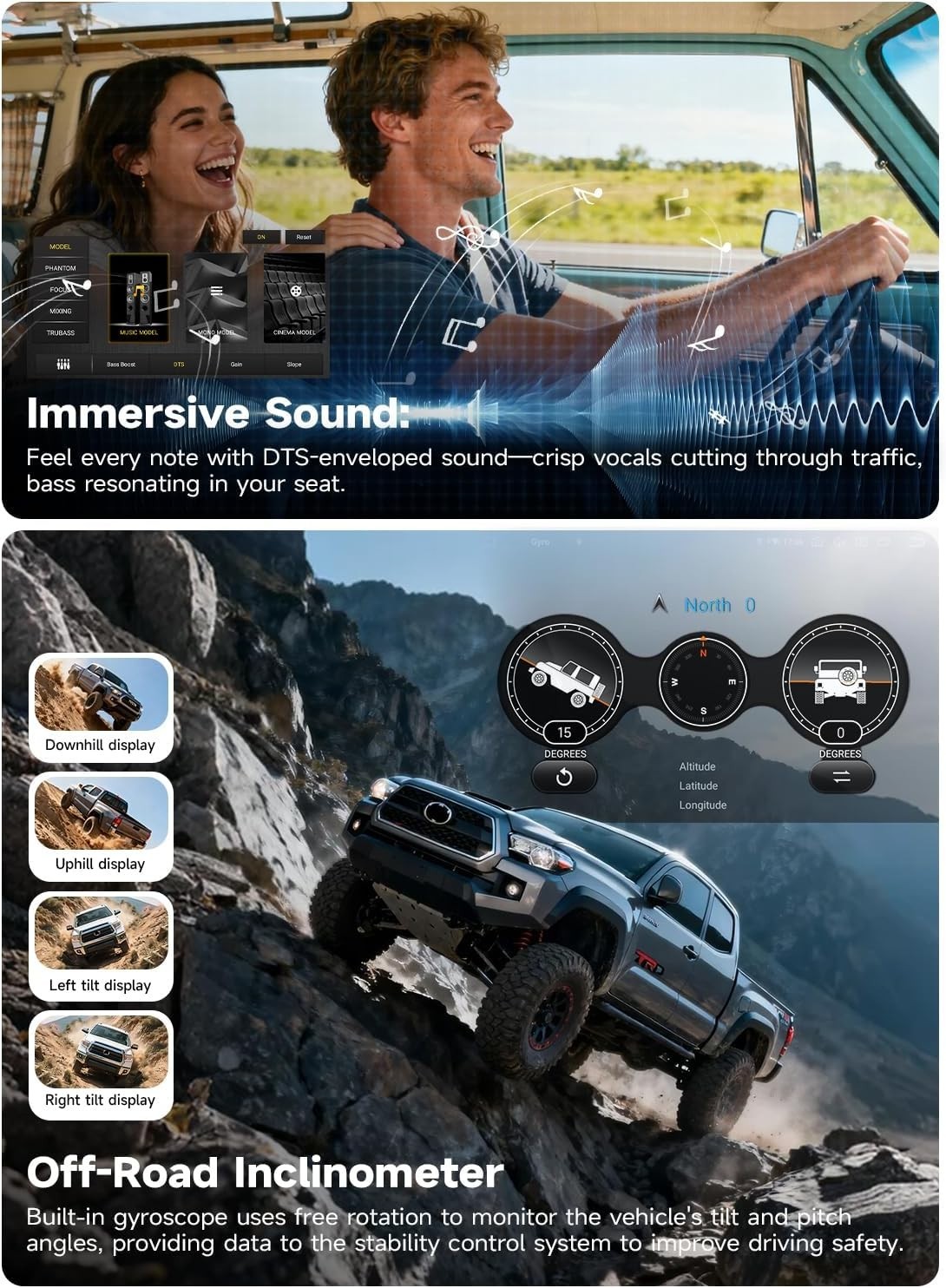 Roadanvi Android 14 6+128G 12.3″ Car Stereo for Toyota RAV4 2019-2022 X14 Series