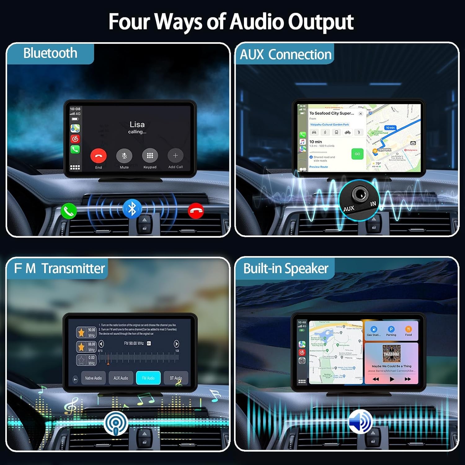 CarPlay Screen 7in Touch Display