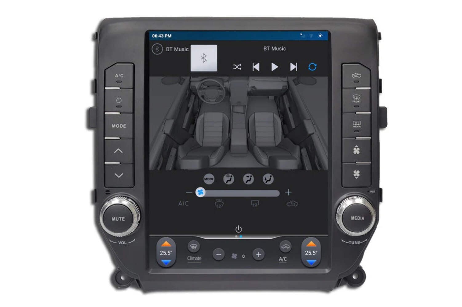 Linkswell 2014-2018 CHEVY SILVERADO / GMC SIERRA GENERATION 6 T-STYLE RADIO