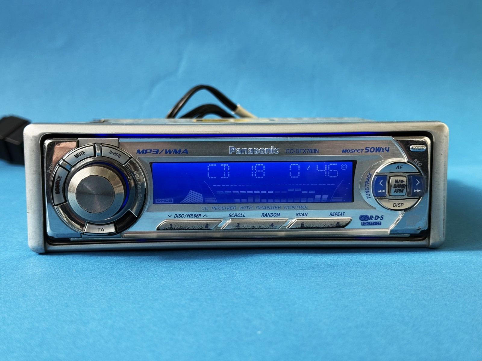 Panasonic CQ-DFX783N Car CD Player Stereo Radio Detachable Face Tested