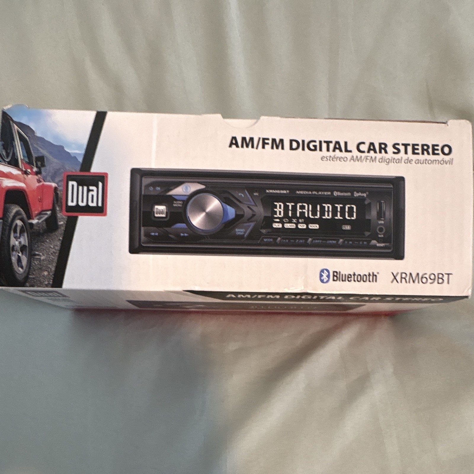 Dual Electronics XRM59BT Single Din Mechless Bluetooth Media Receiver
