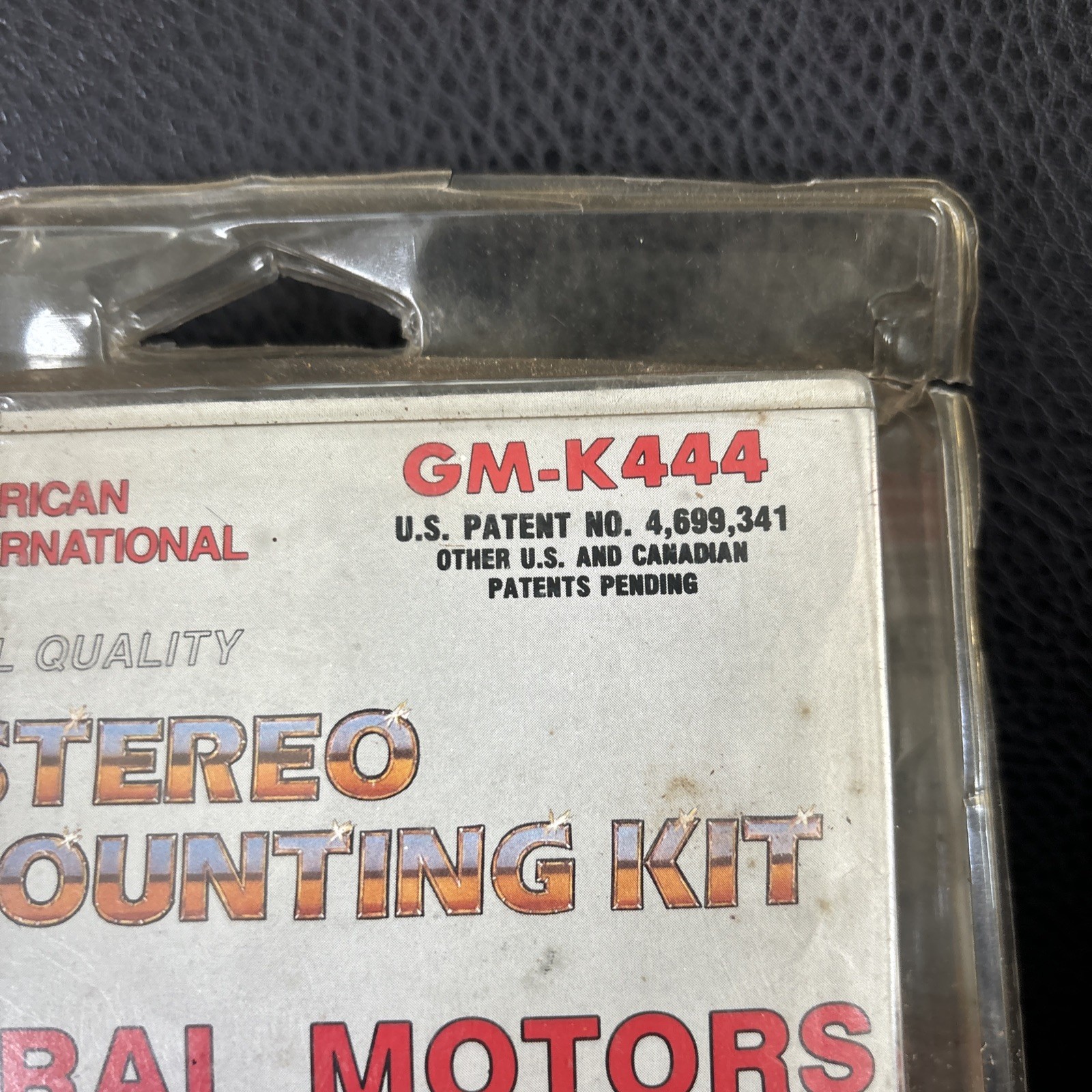 Vintage GM Car Stereo Mounting Kit GM-K444 Dash Kit for GM 1974 – 1988