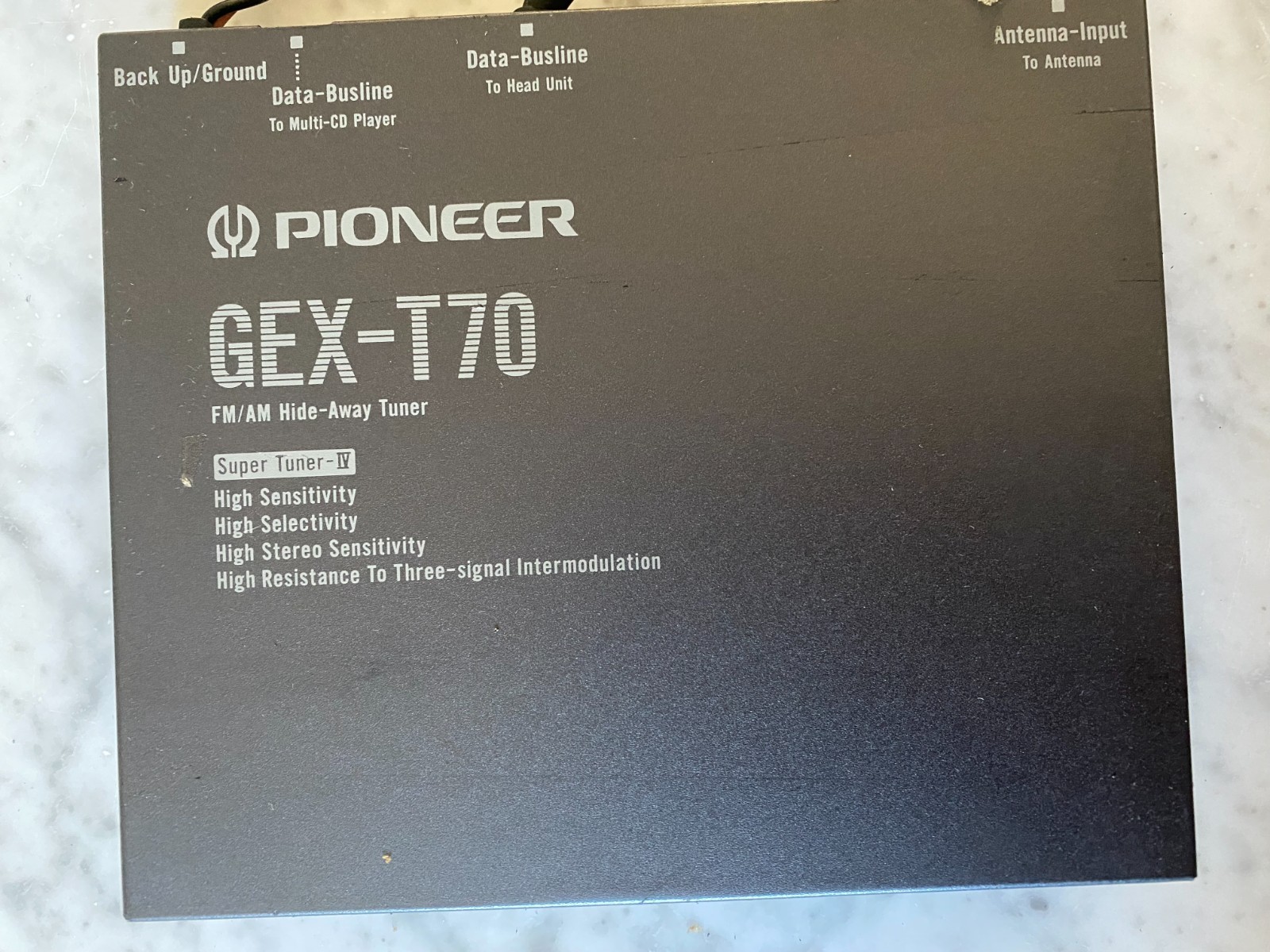 Rare Old School Pioneer DEX-M400 w/ GEX-T70 Super Tuner PLUS Remote