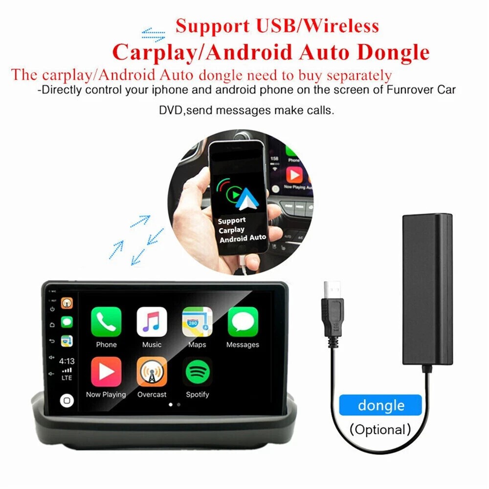 9″ For 2009-12 Hyundai Genesis Coupe Carplay 2+32GB Radio Stereo GPS Nav Wifi FM