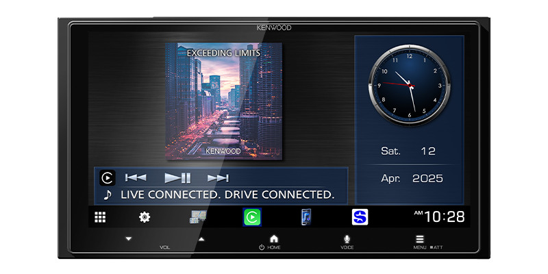 Kenwood DMX8710S In Dash Car Media Receiver 6.92″ Screen Wireless Apple CarPlay
